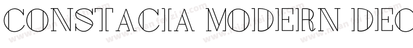 Constacia Modern Deco字体转换